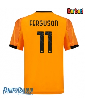 AS Roma Evan Ferguson #11 Tricou Fotbal Replică 2025-26 Barbati Deplasare